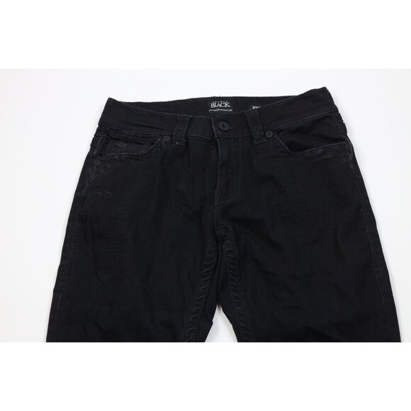 Buckle Black Mens 29x32 Faded Thick Stitch Fit No 9 Straight Leg Denim Jeans - Picture 2 of 12